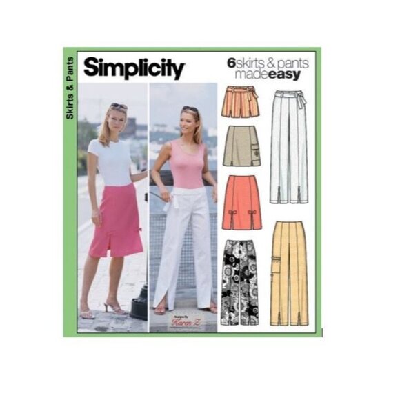 Simplicity Sewing Pattern 5202 Misses Skirts Pants Shorts Size 6-12 - Picture 1 of 4
